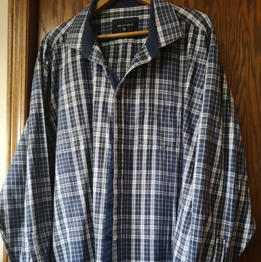 BRITCHES 3XT check shirt